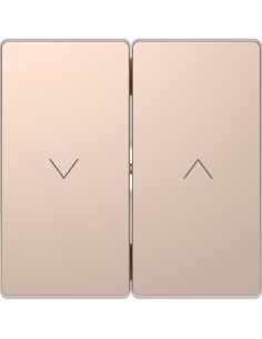 Merten System D Plakietka łącznika żaluzjowego szampański MTN3855-6051