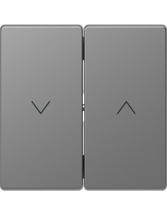 Merten System D Plakietka łącznika żaluzjowego stal MTN3855-6036