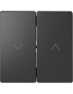 Merten System D Plakietka łącznika żaluzjowego antracyt MTN3855-6034