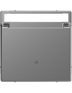 Merten System D Plakietka łącznika hotelowego stal MTN3854-6036