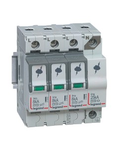 Ogranicznik przepięć B+C Typ 1+2 3P+N 8kA 1,3kV ON 300 412257