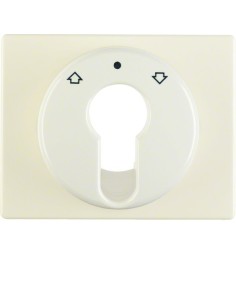 Arsys Płytka czołowa do łącznika żaluzjowego na klucz, kremowy 15040012 Berker Hager