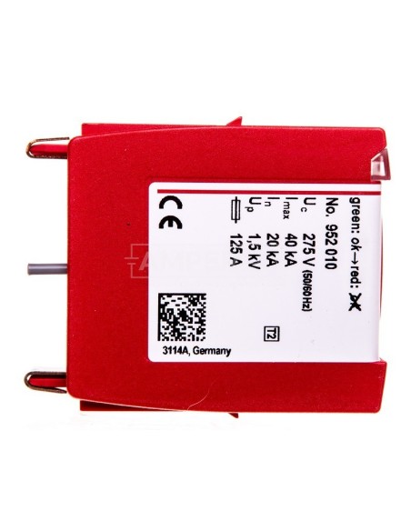 Akcesoria: moduł ochrony ogranicznika przepięć C Typ 2 20kA 1,5kV DG MOD 275 952010