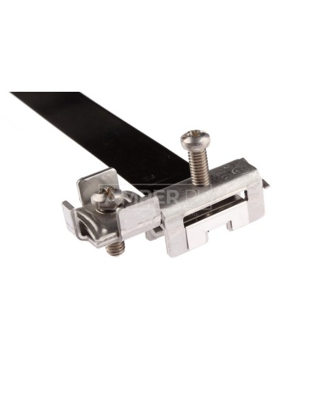 Taśmowa obejma uziemiająca do rur 3/8 - 4 cale stal nierdzewna 5057523 /10szt./