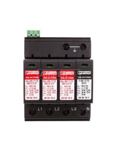 Ogranicznik przepięć B+C Typ 1+2 4P 12,5kA 1,2kV 335V VAL-MS-T1/T2 335/12.5/3+1-FM 2800183
