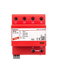 Ogranicznik przepięć B+C Typ 1+2 4P 12,5kA/50kA 1,5kV DEHNshield TNS 255 FM 941405 2