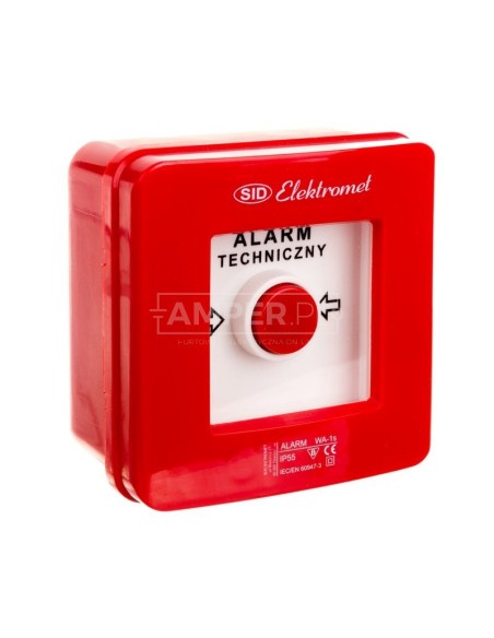 Wyłącznik alarmowy samoczynny natynkowy 1Z 1R WA-1s IP-55 921401