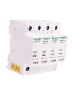 Ogranicznik przepięć typ 2 + typ 3 4P 8kA 1,1kV 350V ze stykiem pomocniczym iPRD A9L08601
