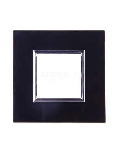 DANTE Ramka pojedyncza szkło BLACK GLASS 4509181