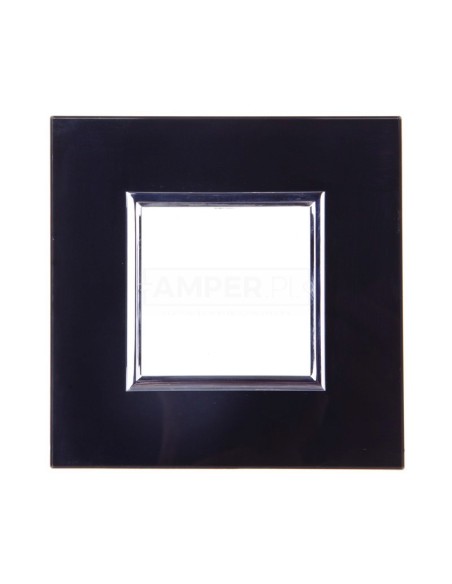 DANTE Ramka pojedyncza szkło BLACK GLASS 4509181