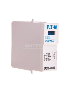 Wkład ogranicznika przepięć C Typ 2 Typ 2 30kA 260V AC NPE SPCT2-NPE60 167617