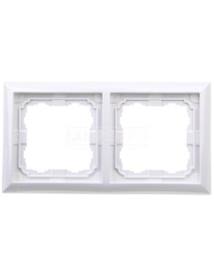 KOS66 Ramka podwójna biała 660482