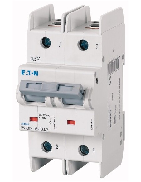 Rozłącznik modułowy 100A 2P 600V DC PV-DIS-06-100/2 185502