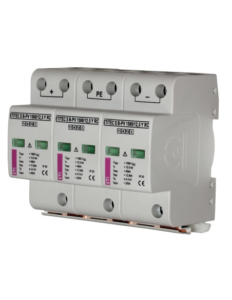 Ogranicznik przepięć B Typ 1 PV 1000V DC 12kA ETITEC S B-PV 1000/12,5 Y RC 002440267