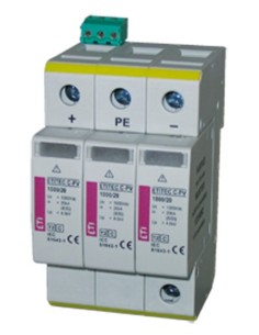 Ogranicznik przepięć C Typ 2 PV 100V DC 20kA  ETITEC C-PV 100/20 002445206