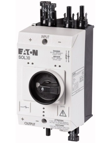 Wyłącznik do instalacji fotowoltaicznych 2P 30A DC w obudowie 2x WE MC4 1xWY MC4 SOL30/2MC4 120922