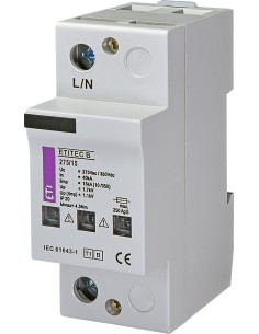 Ogranicznik przepięć B Typ 1 1P 275/350V 25kA ETITEC B 275/15 002441410