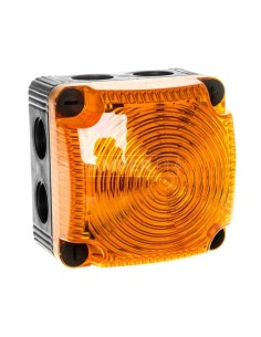 Sygnalizator ostrzegawczy żółty 24V DC LED stały IP65 853.300.55