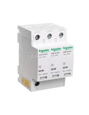 Ogranicznik przepięć C Typ 2 3P 40kA 1,4kV 350V iPRD-40-40kA-350V-3P A9L40300