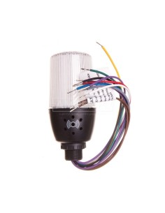 Wielofunkcyjna kolumna sygnalizacyjna LED z buzzerem 55mm 230V AC IP65 T0-IF05M220ZM05