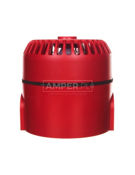 Sygnalizator akustyczny ROLP 9-28VDC 10dB czerwony głęboki 32 tony CNBOP ROLP/SV/R/D  540503FULL-0403X
