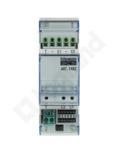 MyHome Interfejs modułowy 2-styków BUS 2DIN 12V F482V12