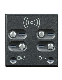 Spliter z czytnikiem transponderów alarmowych antracyt HS4607/4