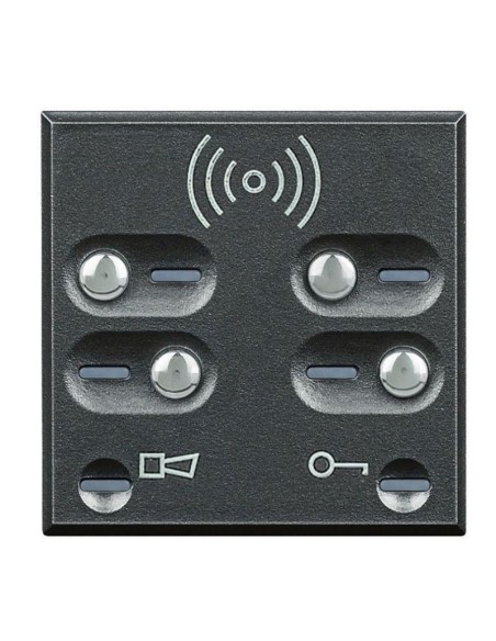 Spliter z czytnikiem transponderów alarmowych antracyt HS4607/4