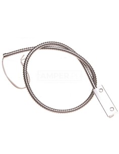 Czujka magnetyczna kontaktron w metalowej obudowie przewody w osłonie B-3A