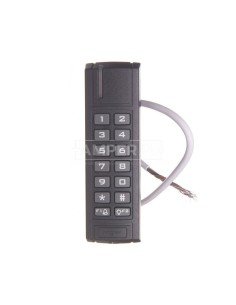 Czytnik zbliżeniowy zewnętrzny z klawiaturą  EM 125kHz UNIQUE ciemnoszary PRT12EM-G