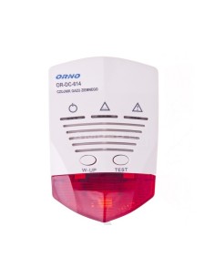 Czujnik gazu ziemnego 230V AC biały OR-DC-614