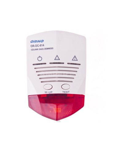 Czujnik gazu ziemnego 230V AC biały OR-DC-614