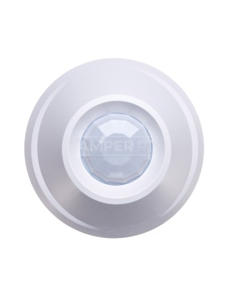 Czujka ruchu PIR, cyfrowa, podwójny pyroelement z funkcją prealarmu, sufitowa AQUA Ring