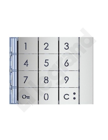 Axolute plakietka modułowa klawiatury aluminium 353001