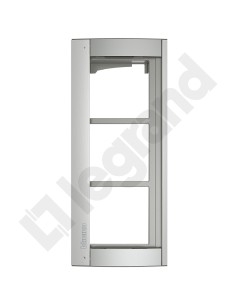 SFERA NEW Ramka z uchwytem do paneli /3moduły/ aluminium 350231