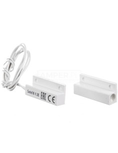 Czujka kontaktronowa systemu alarmowego nawierzchniowa magnetyczna biała K1BI2E