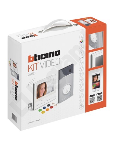 Zestaw videodomofonowy jednorodzinny Bticino AV KIT L3000+300X 13E Classe 300 WI-FI 363911