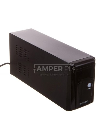 UPS 390W/650VA LINE-INTERACTIVE ARMAC OFFICE 650E LCD 2x230V metalowa obudowa O/650E/LCD