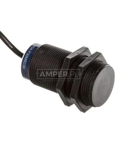 Czujnik indukcyjny M30 15mm 24-240V AC/DC 1R kabel 2m XS4P30MB230