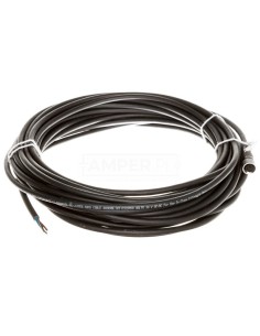 Złącze żeńskie M8 proste 3-pinowe kabel 10m PUR XZCP0566L10