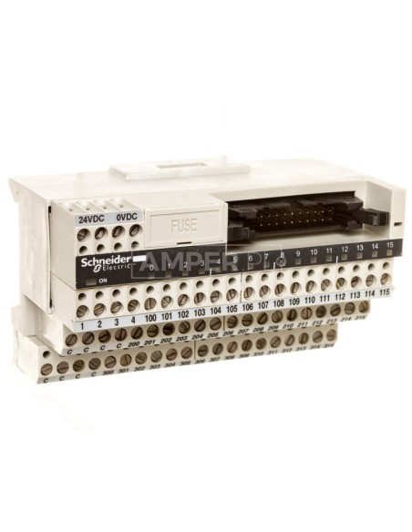 Podstawa pasywna dla 16 kanałów 3 zaciski z LED ABE7H16C31