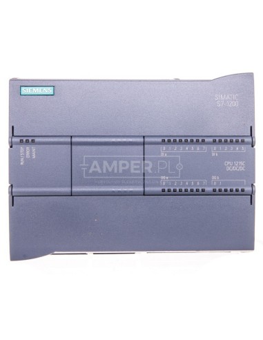 Sterownik PLC 14we/10wy cyfrowych 2we analogowe 0-10V 2wy analogowe 0-20mA PROFINET 24V DC SIMATIC S7-1200 6ES7215-1AG40-0XB0