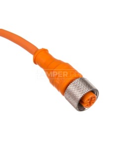 Przewód ze złączem żeńskim M12 4-pinowe proste z kablem 2m DOL-1204-G02M 6009382