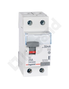 Wyłącznik różnicowoprądowy 2P 25A 0,03A typ AC P302 TX3 411509