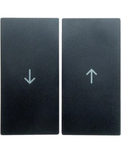 B.x Klawisze z nadrukiem symbolu "strzałka" do łącznika żaluzjowego, antracyt mat 16251606 Berker Hager