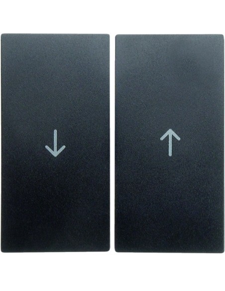 B.x Klawisze z nadrukiem symbolu "strzałka" do łącznika żaluzjowego, antracyt mat 16251606 Berker Hager