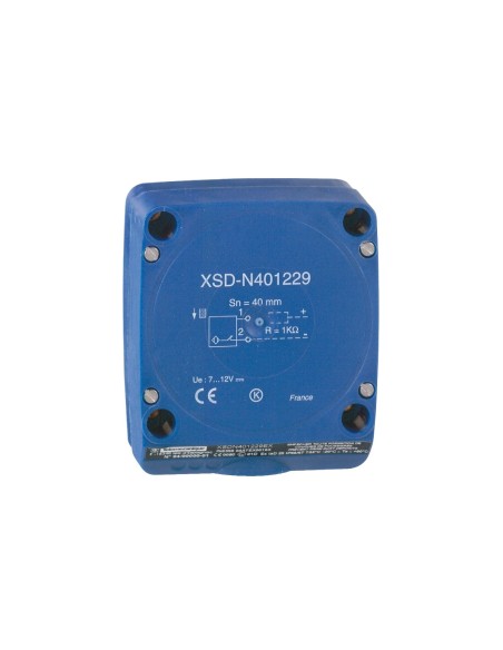 Czujnik indukcyjny XSD 80x80x40, plastik, Sn40mm, 7...12 V DC, zaciski XSDN401229EX