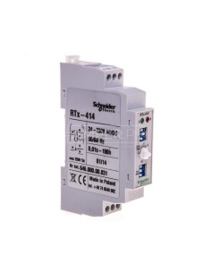 Przekaźnik czasowy 1P 5A 0,01sek-100h 24-230V AC/DC wielofunkcyjny RTX-414 24/230V 2612180