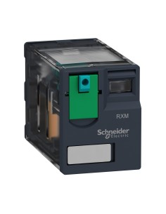 Przekaźnik wtykowy miniaturowy, Zelio RXM, 3 styki przełaczne, 110 V DC RXM3AB1FD