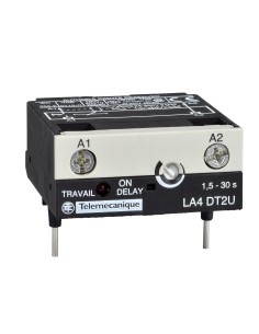Moduł timera elektronicznego, z opóźnieniem, 0,1…2 s, 24...250 V DC/AC LA4DT0U